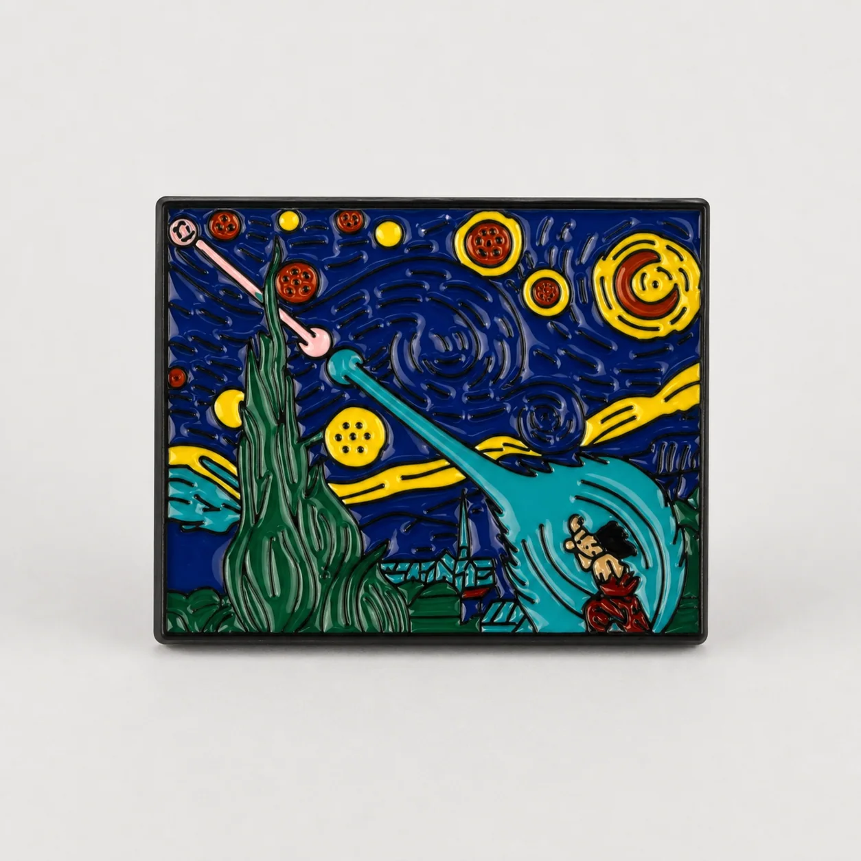 Starry Night Goku | 3 cm | Metal | Anime Pin | Dragon Ball thumbnail 7